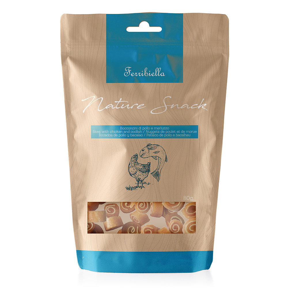 CHICKEN+CODFISH BITES 80G