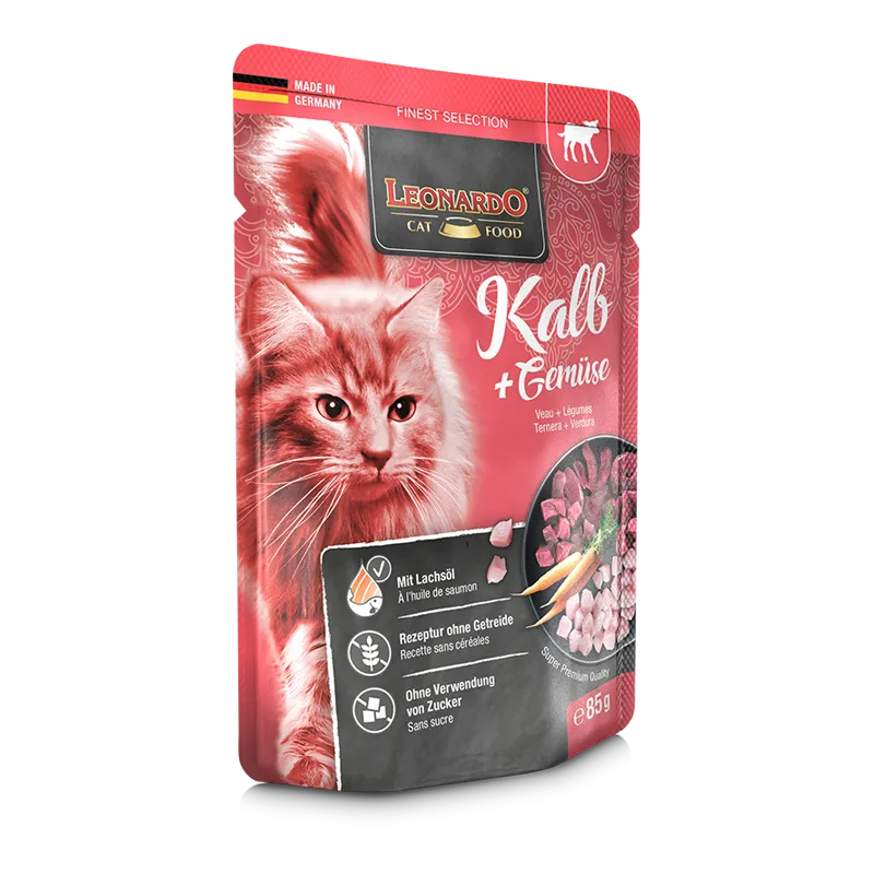 Leonardo Pouch Veal and Vegetables