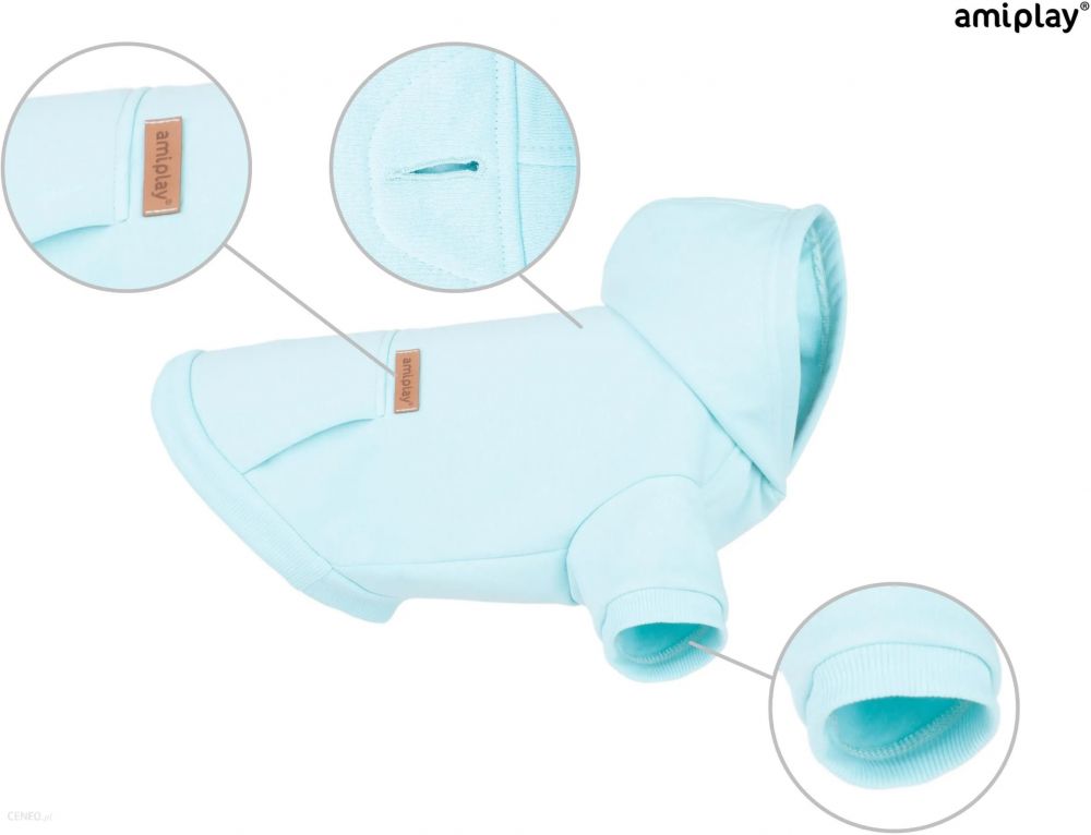 Amiplay-Hoody Texas Blue