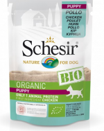 Schesir Bio Puppy Chicken Pouch - Image 2