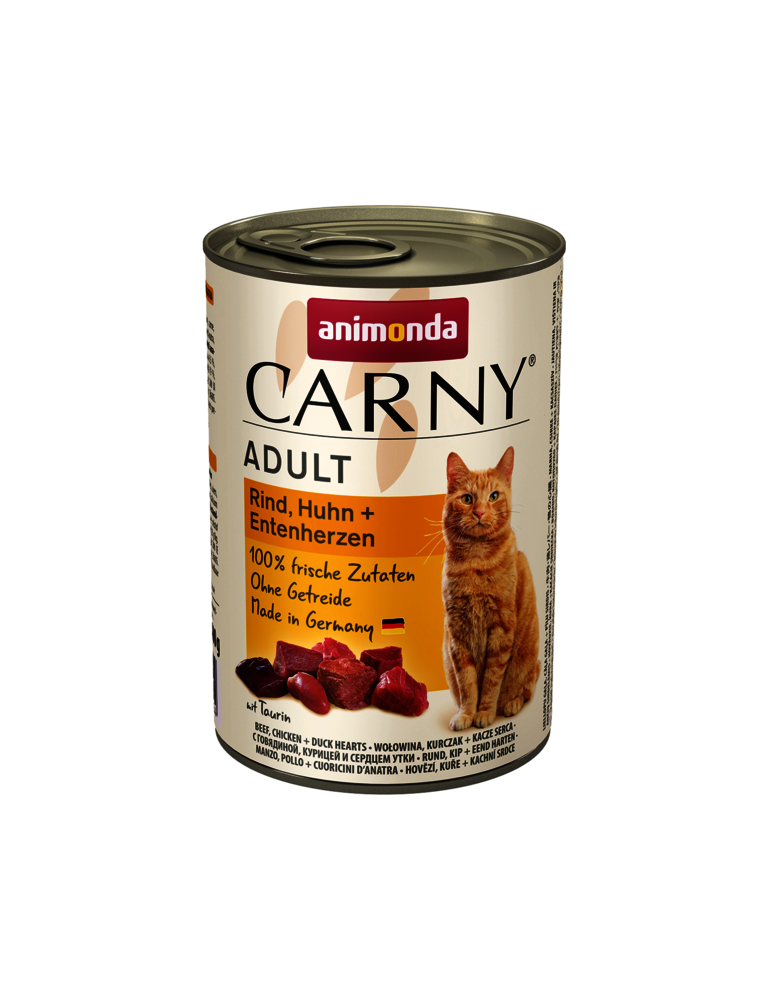 Carny Adult with Beef, chicken + duck hearts