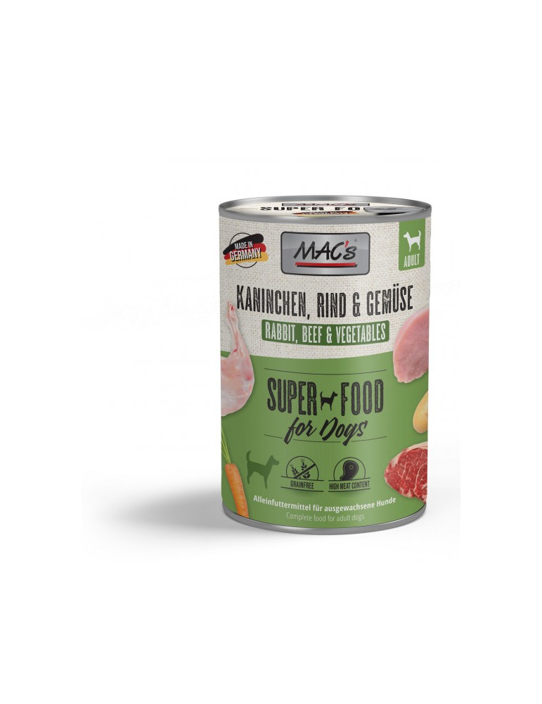 MACs Rabbit and Vegetables