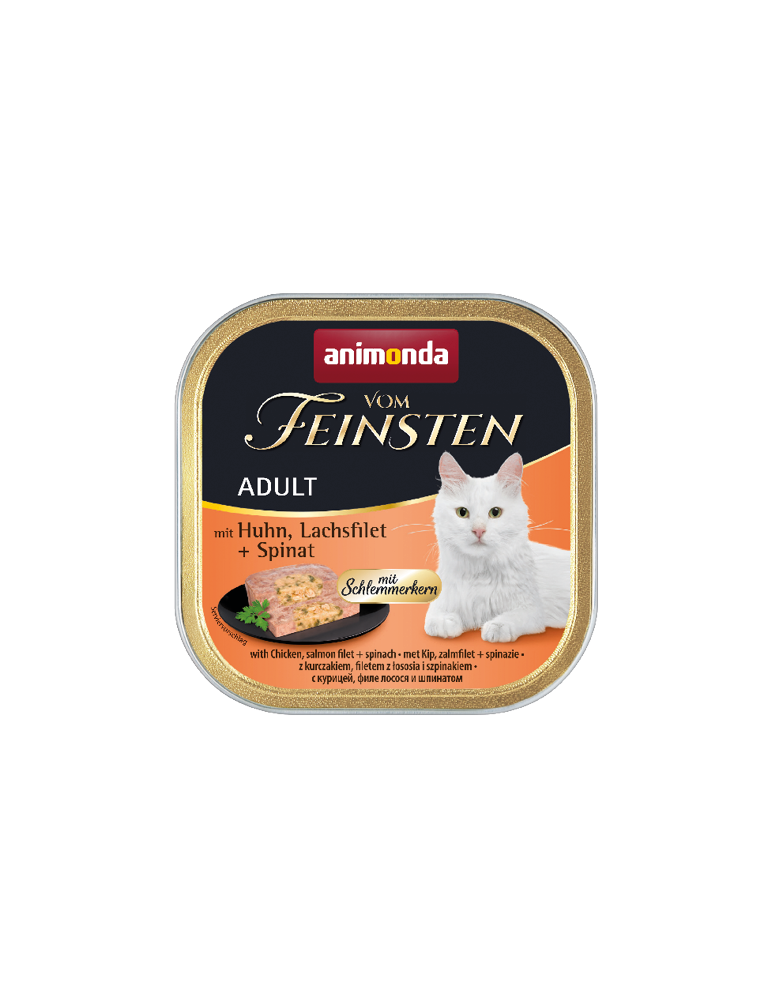 copy-of-vom-feinsten-adult-with-beef-salmon-fillet-spinach.png Vom Feinsten Adult with chicken, salmon fillet + spinach - Image 1