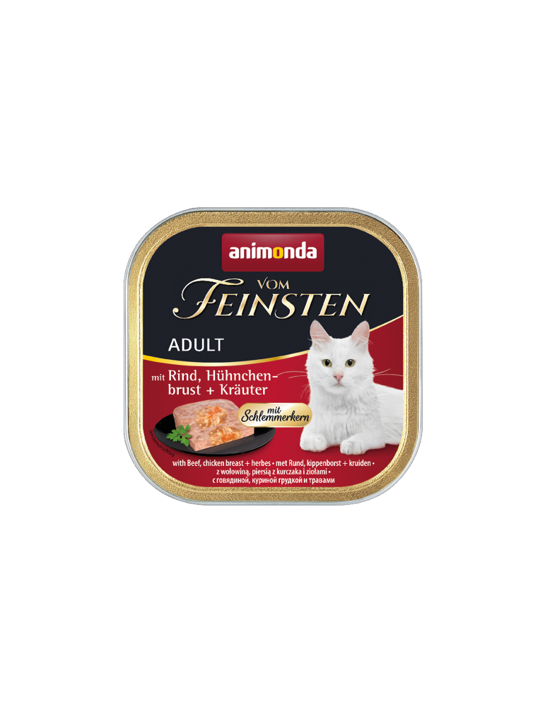 Vom Feinsten Adult with beef, chicken breast & herbs