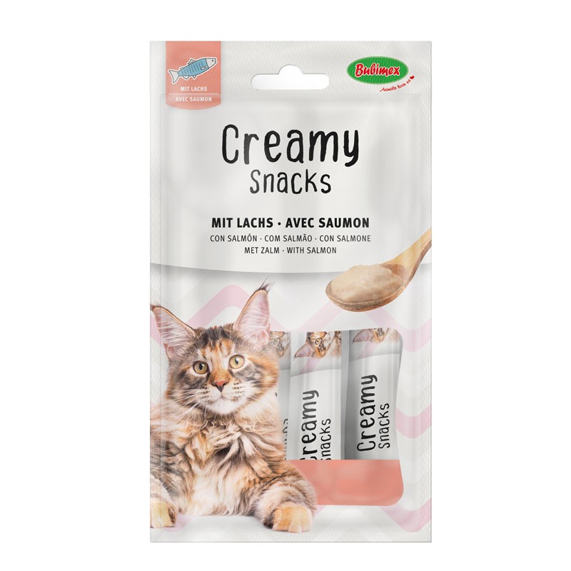CREAMY SNACKS CAT WITH SALMON
