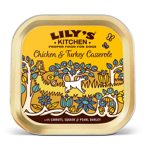 LILY’S KITCHEN CHICKEN & TURKEY CASSEROLE 150GR