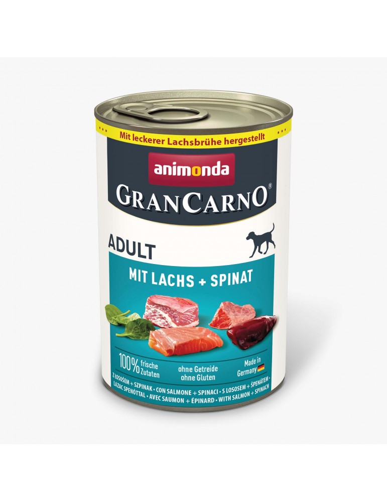 GranCarno with Salmon and Spinach