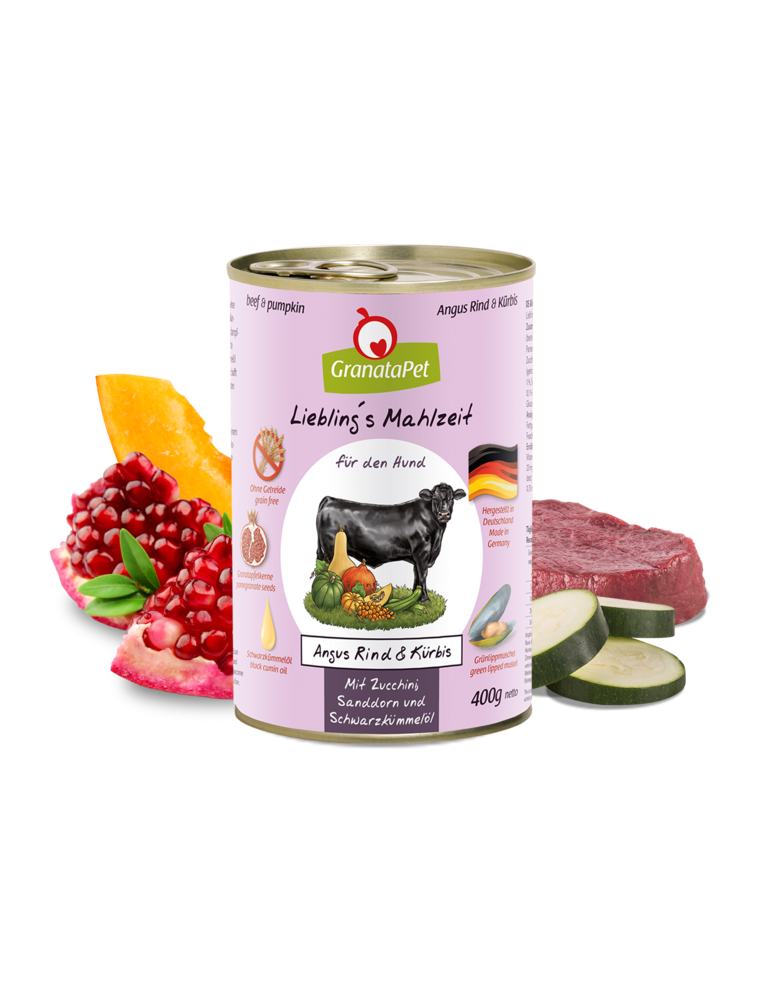 GranataPet Liebling's Mahlzeit Angus Beef & Pumpkin