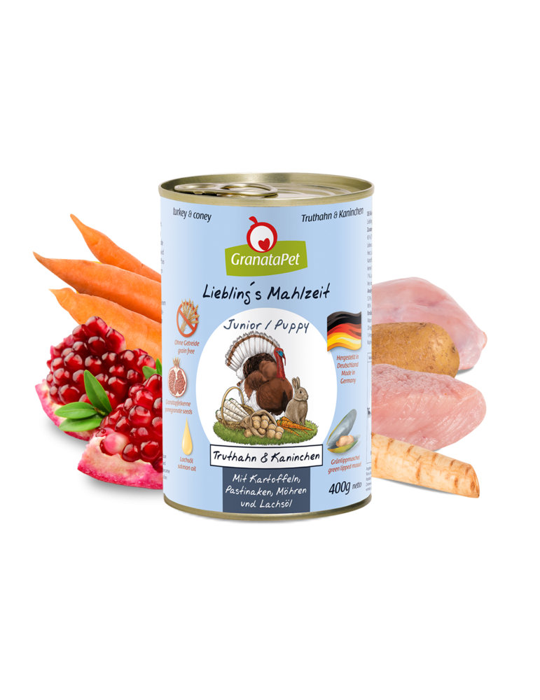 GranataPet Liebling's Mahlzeit Puppy Turkey & Rabbit