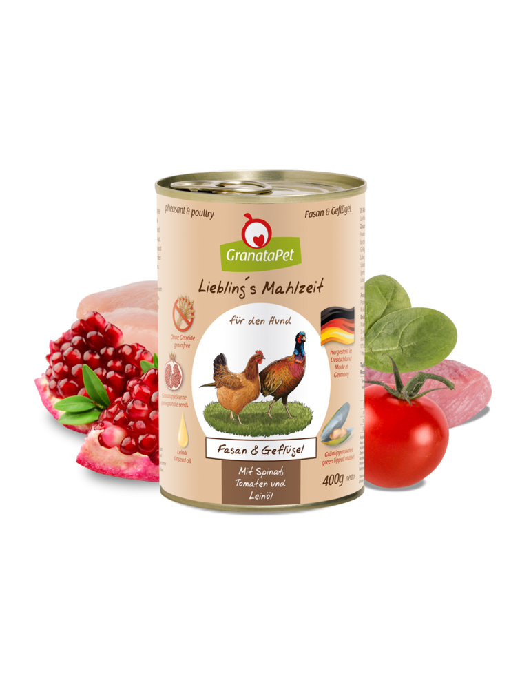 GranataPet Liebling's Mahlzeit Pheasant & Poultry