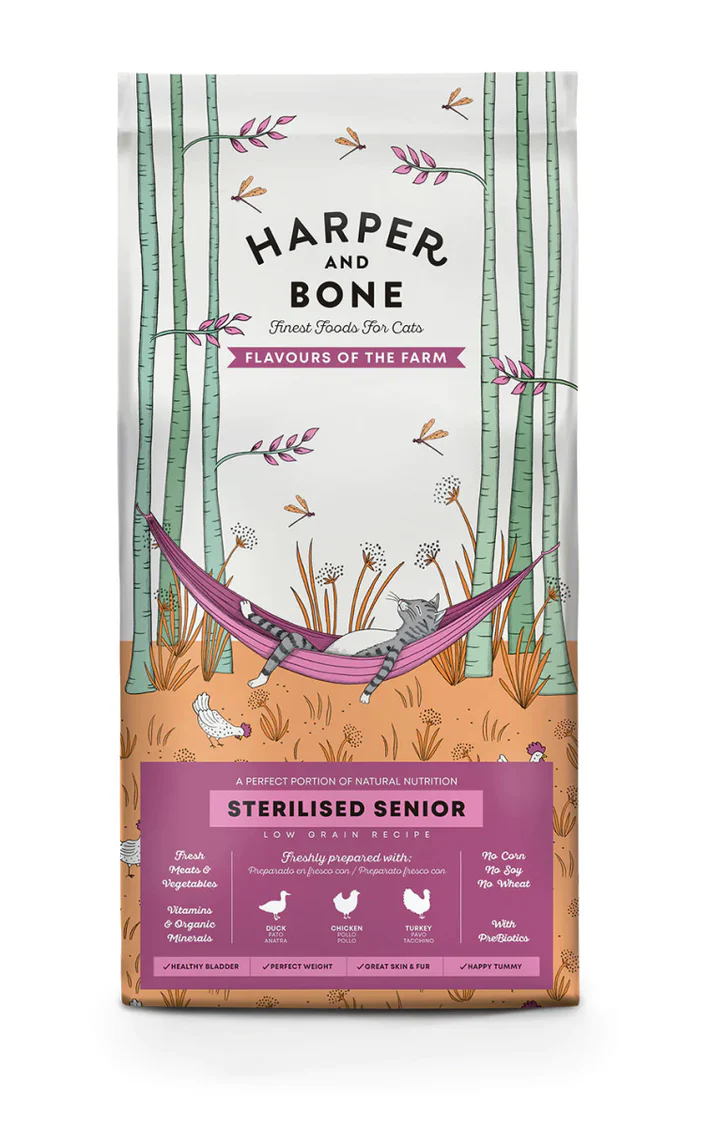 Harper & Bone Cat – Flavours of The Farm – Sterilised Senior