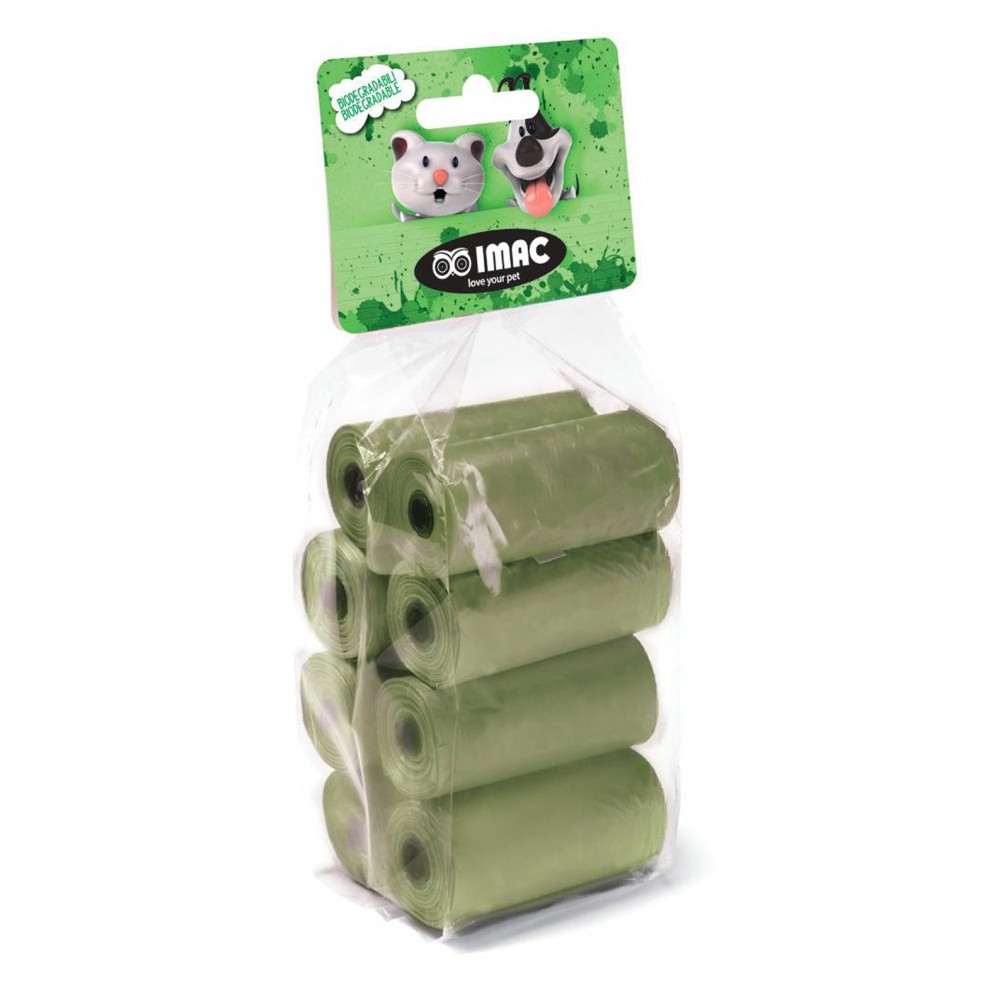 Biodegradable Waste Bags 8 Rolls of 15 Bags