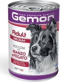 Gemon Dog Adult Medium Beef & Liver Chunkies 415gr