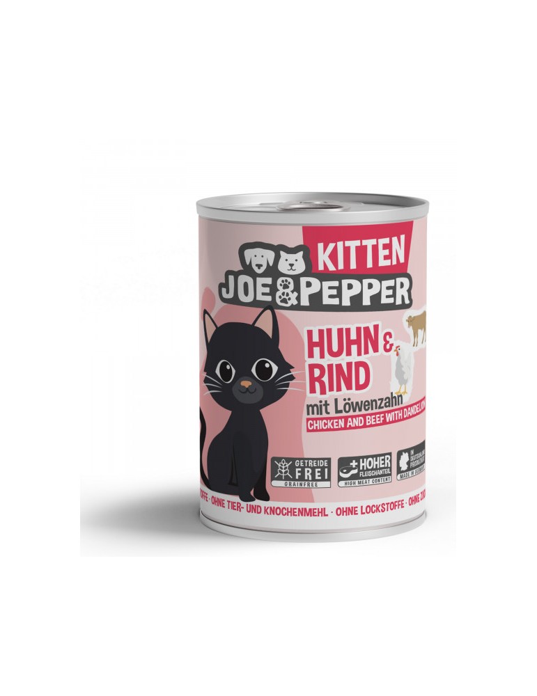 Joe & Pepper Kitten Chicken and Beef