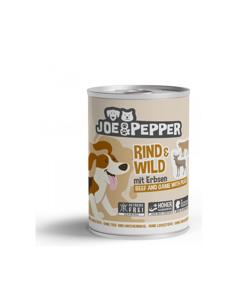 Joe & Pepper Beef and Game with Peas