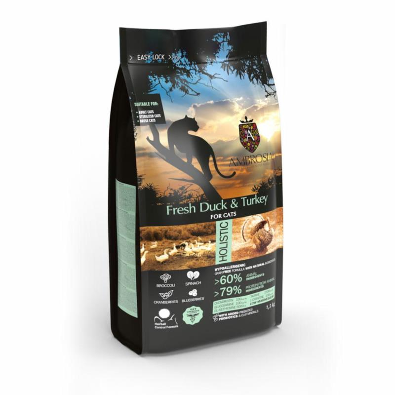 Ambrosia cat adult duck & turkey