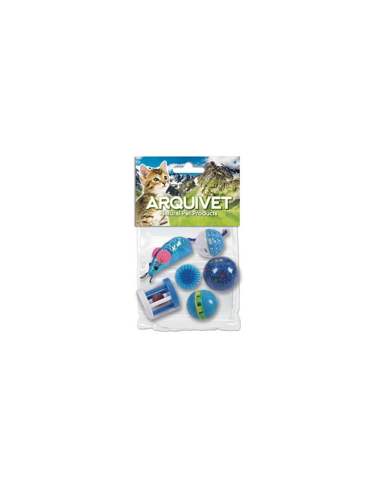 Kit 6 toys for cats