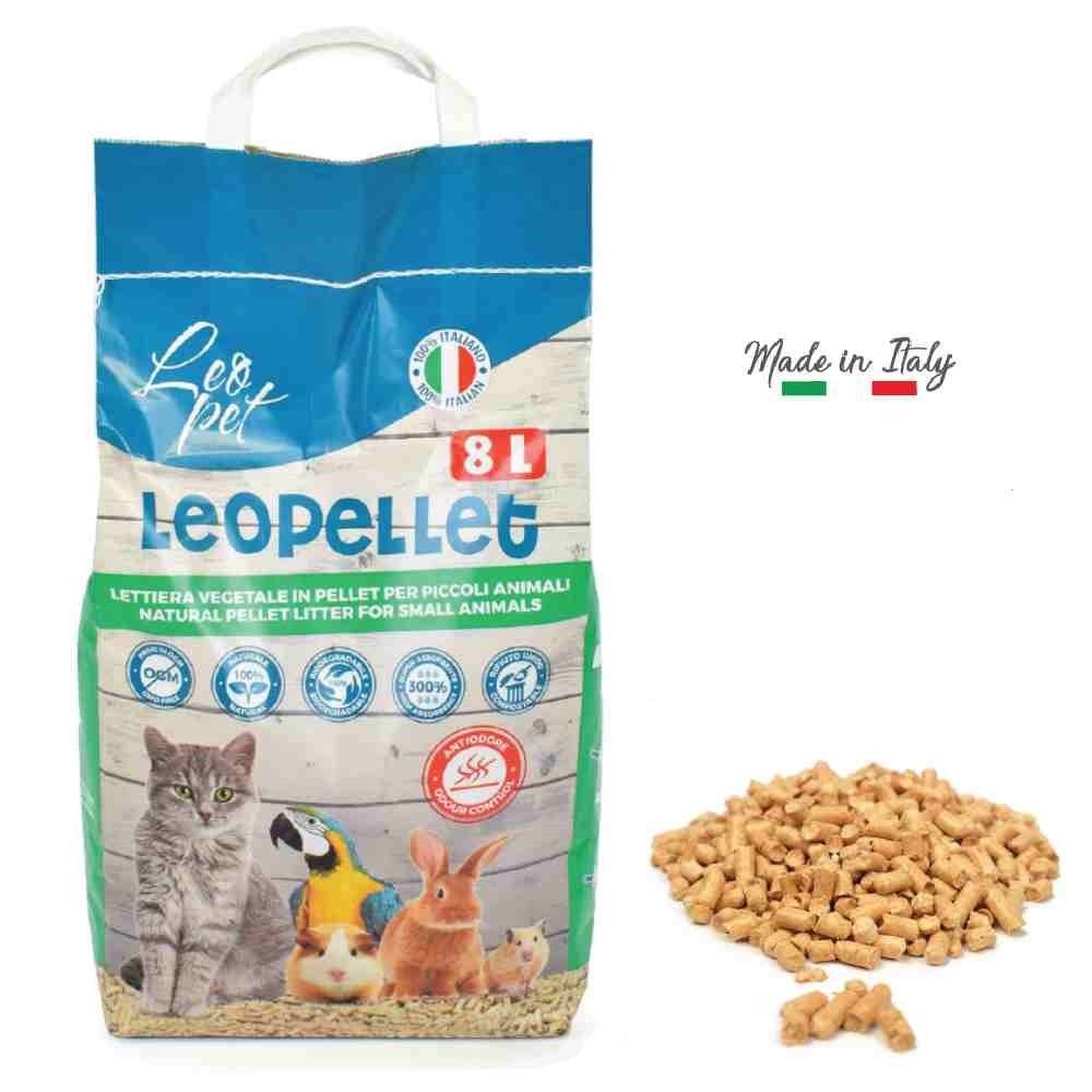 LEOPET NATURAL  PELLET LITTER 8L