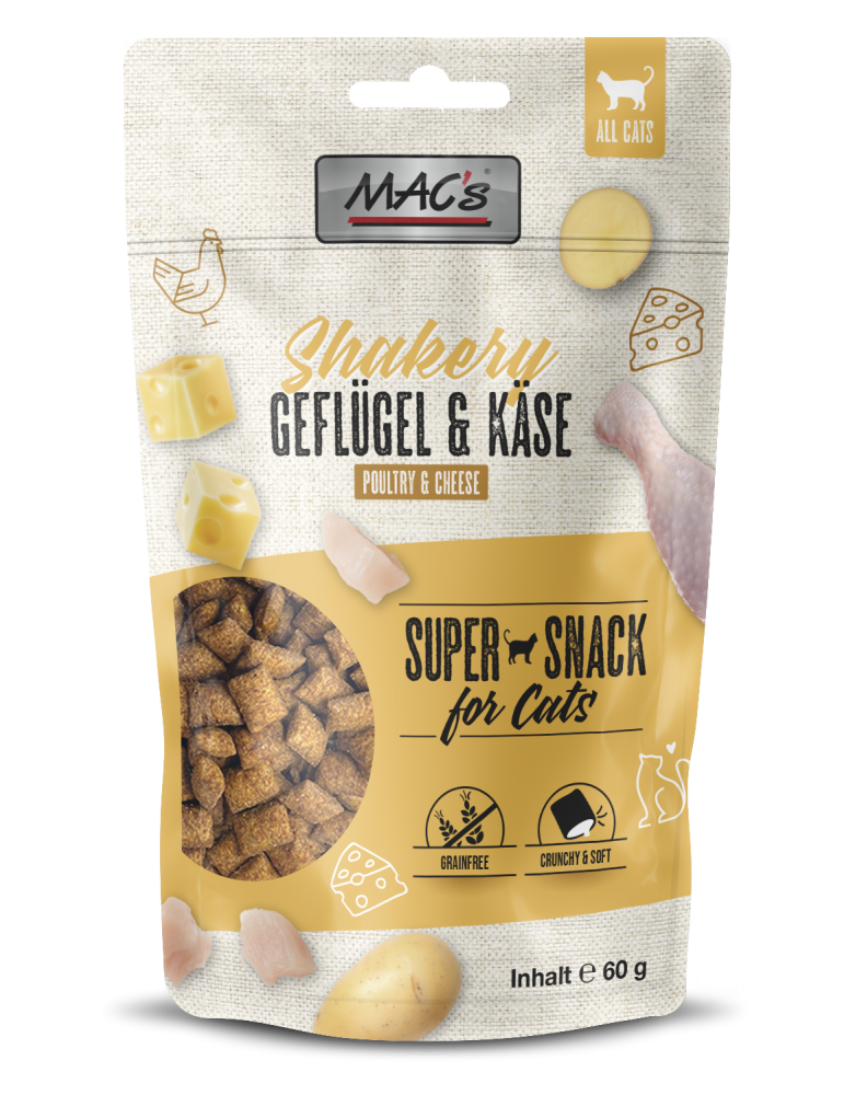 Macs Cat Shakery Snacks Chicken and Cheese