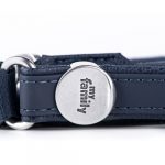 MyFamily Bilbao Dog Leash in Fine Crafted Blue Leatherette and Rope - Image 3