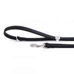MyFamily Saint Tropez Leash in Fine Crafted Black Leatherette - Image 3