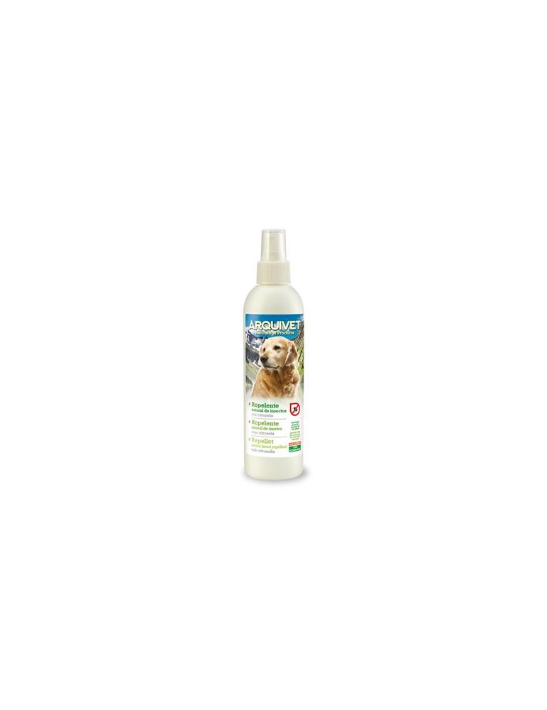 Natural insect repellent with citronella for dogs