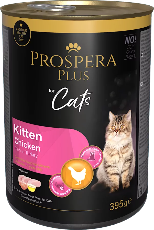 Prospera Plus Cat Meat Paté Kitten, Chicken, Turkey