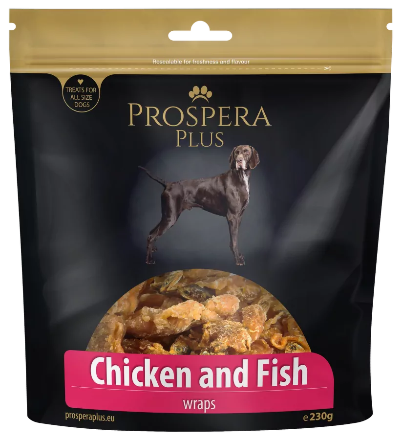 Prospera Plus Chicken and Fish wraps
