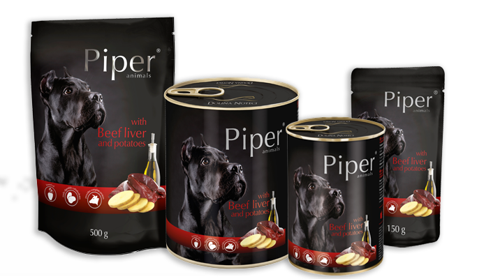 PIPER DOG WITH BEEF LIVER AND POTATOES