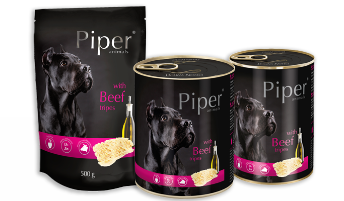 PIPER DOG WITH BEEF TRIPES