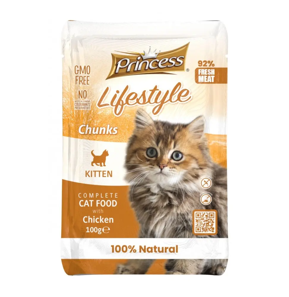 Princess Lifestyle Kitten Chunks Chicken