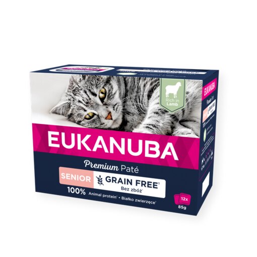 Eukanuba Cat M/P Senior Lamb Pate 12x85gr