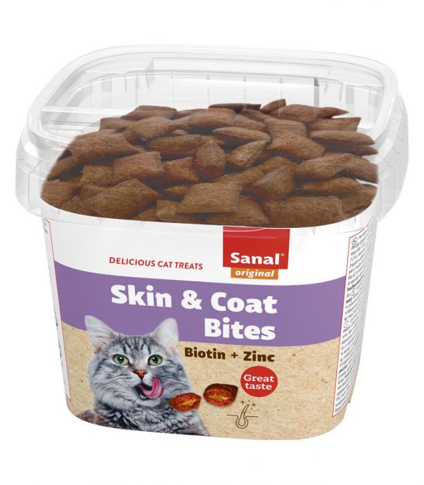SANAL - CAT SKIN & COAT BITES 75GR