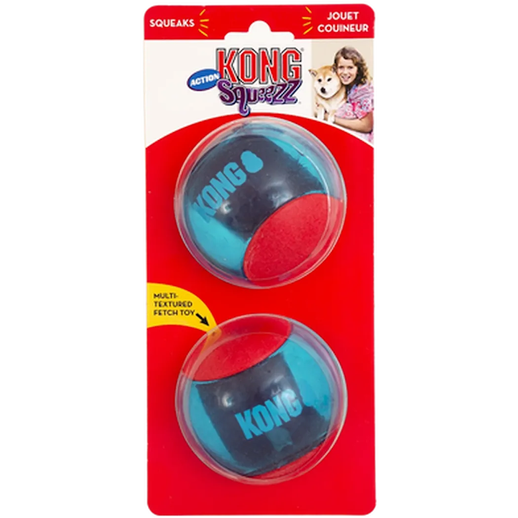 KONG Squeezz Action Red Lg