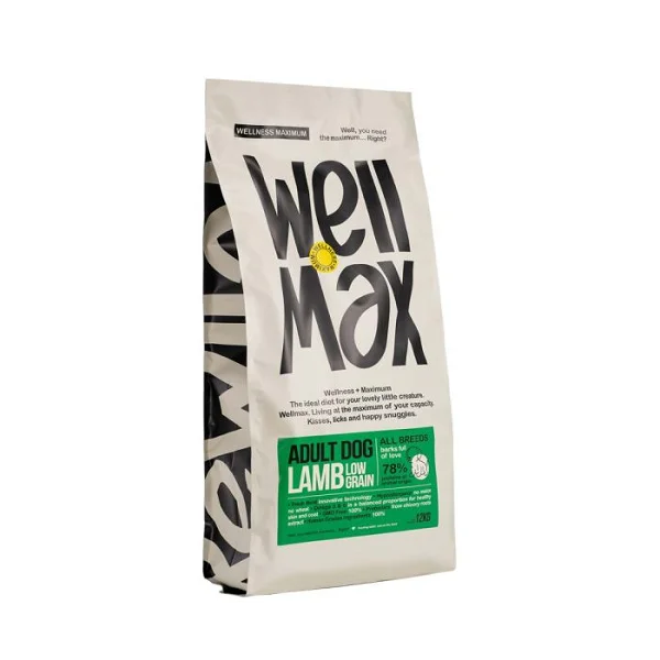 Wellmax Adult Lamb – Low grain recipe – Hypoallergenic