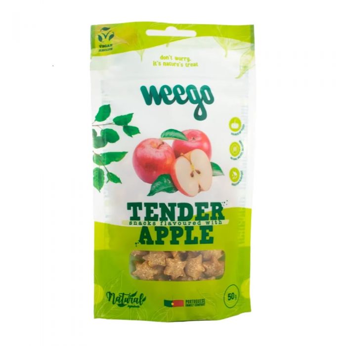 WEEGO - TENDER APPLE DOG SNACK 50GR