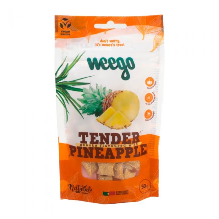 WEEGO - TENDER PINEAPPLE DOG SNACK 50GR
