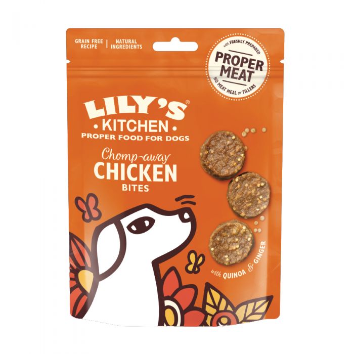 LILY'S KITCHEN - CHOMP-AWAY CHICKEN BITES 70GR